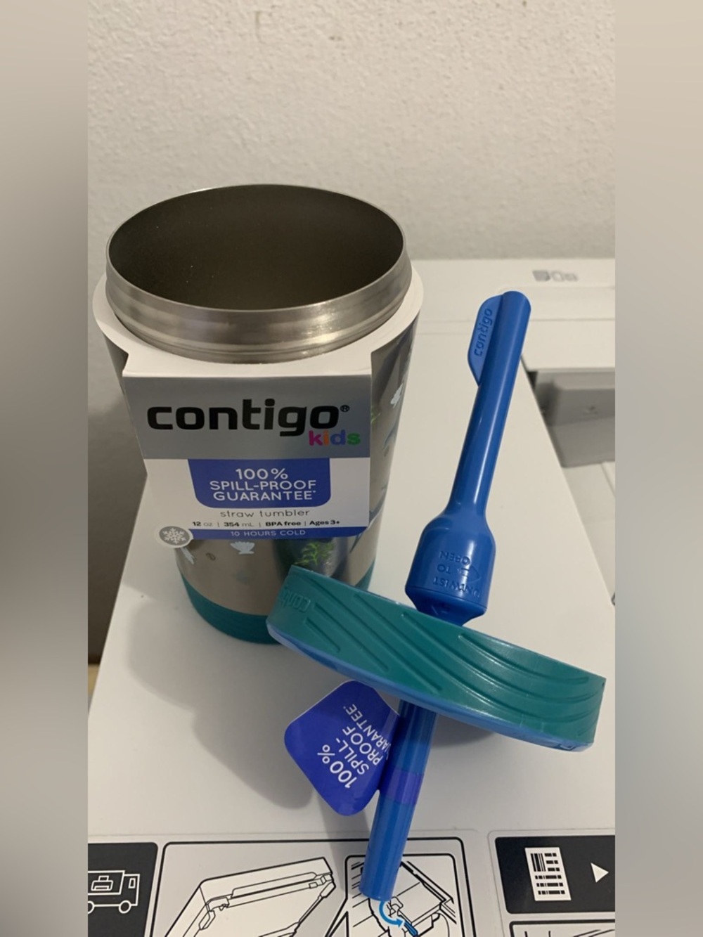 Contigo-Kids SPT SS Gummy Shark (12 oz) - Picture 2 of 9